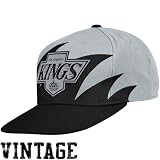 Los Angeles Kings Mitchell & Ness Shark Tooth Vintage Snap Back Hat