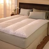 Review   / Queen Gussetted Quilt Top Baffle Channel Featherbed