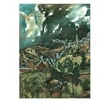 (22x28) El Greco (View of Toledo) Art Poster Print