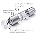 2-in-1 Salt and Pepper Grinder Set,Salt and Pepper Mill, Kitchen Supplies Adjustable Sleek Stainless Steel Grinder Two Mills Into One Dual Ended Design
