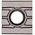 Sandvik Coromant T-MAX SCREW CLAMP  Carbide Milling Insert, 215 Style, Rectangular, SM30 Grade, Uncoated, 21531211111,0.205" Thick, 0" Corner Radius (Pack of 10)