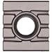Sandvik Coromant T-MAX SCREW CLAMP  Carbide Milling Insert, 215 Style, Rectangular, SM30 Grade, Uncoated, 21531211111,0.205" Thick, 0" Corner Radius (Pack of 10)