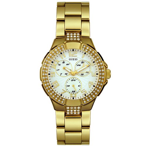 Women's Crystal Accented Gold-Tone Watch #13537L