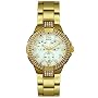 GUESS? Women's Crystal Accented Gold-Tone Watch #13537L