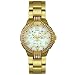 GUESS Women's Crystal Accented Gold-Tone Watch #13537L