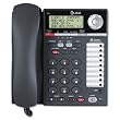 Advanced American Telephone - Speakerphone,w/Call Waiting/CID,2-Line,100 Name Mem,Charcoal