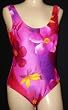 Missy Swimsuit Basic UBack - PinkFloral