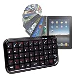 DURAGADGET Miniature Bluetooth Tablet Keyboard For Apple iPad 2, Samsung Galaxy Tab 10.1 & ASUS EeePad Transformer