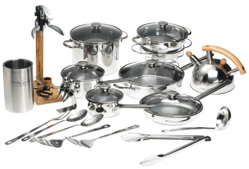 Wolfgang Puck 9th Anniversary 32-Piece Signature Cookware Set