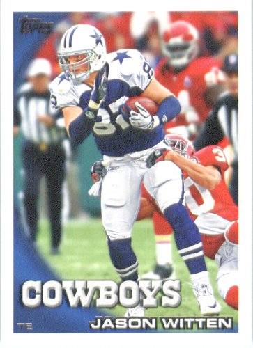 2010 Topps NFL Football Card # 62 Jason Witten - Dallas Cowboys - NFL Trading Card in a Protective ScrewDown Case!