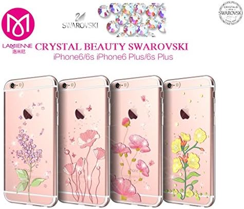 iPhone 6s Plus Case, LAMINNE® [Crystal Beauty] SWAROVSKI TPU Series for Apple iPhone 6 Plus / iPhone 6s Plus - CASECUBE® Swarovski (YELLOW)