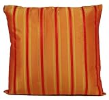 Orange and Red Stripes Pillow Sham