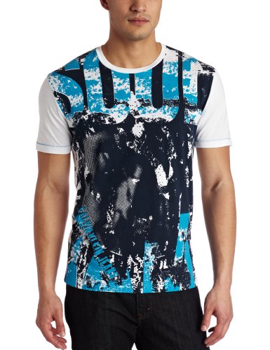 51VKoCd6eCL Calvin Klein Jeans Mens Torn Poster Tee