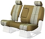Coverking Custom-Fit Front Bench Seat Cover - Saddleblanket Fabric, Tan