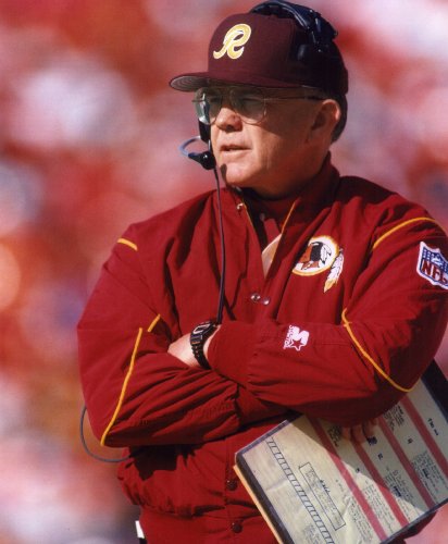 JOE GIBBS WASHINGTON REDSKINS 8X10 SPORTS ACTION PHOTO (F)