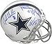 Randy White, Ed Jones and John Dutton Dallas Cowboys Doomsday Defense I and II Autographed Mini Helmet