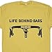 Life Behind Bars T Shirt Funny Bicycle Cycling Bike Tee Shirtmandude T Shirts