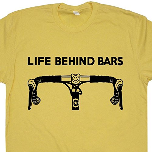 Life Behind Bars T Shirt Funny Bicycle Cycling Bike Tee Shirtmandude T Shirts