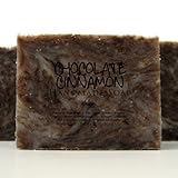 Chocolate Cinnamon Handmade Soap (Vegan, Organic, 100% Natural, Essential Oils)