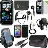 Magbay Accessories Bundle Box (10in1) for HTC Sensation 4G - Car Charger, T ....