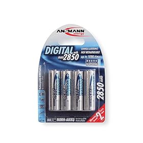 Ansmann 5035092 AA of 2850mAh Rechargeable Batteries (4-Pack)