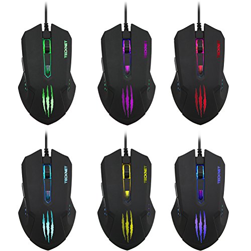 Kraken LED Illuminated Gaming Keyboard and Mouse Set, WaterResistant Design, US layout