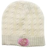 Jelly Belly Knit Cap - Silver and White - adult size
