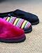Microwave Slippers Small (6-7) Stripy