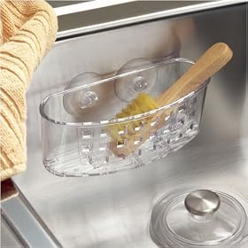<b>Suction Sponge & Scrubber Center by InterDesign</b>