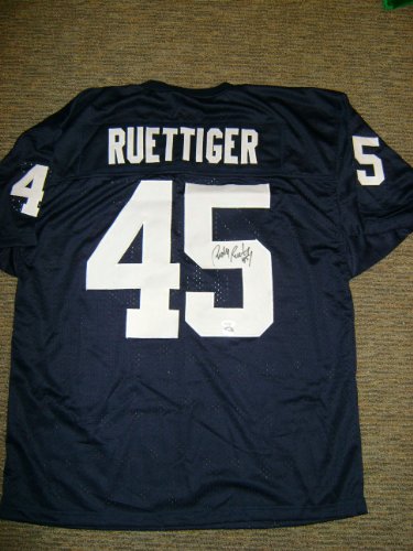 RUDY RUETTIGER AUTOGRAPHED NOTRE DAME JERSEY W/C.O.A