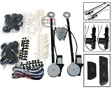 New Universal Power Window Kit Plus 2 Door Lock Kit W/ 3 Switches