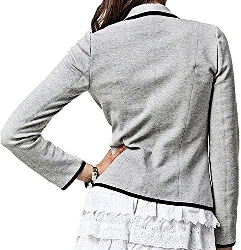 PAKULA Women's Business Suit Blazer Medium Grey