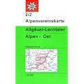 DAV Alpenvereinskarte 02/2 Allg�uer - Lechtaler Alpen Ost 1 : 25 000: Topographische Karte
