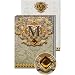 M Monogram Jewel and Gold Foil Embellished Pocket Note Pad