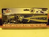 Fleer Collectibles Diecast NHL 1:80 Pittsburgh Penguins Peterbilt Tractor Trailer