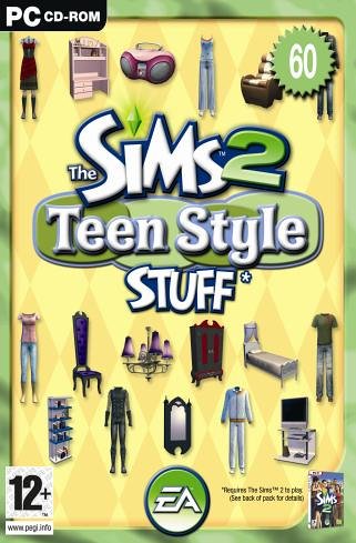 The Sims 2: Teen Style Stuff (PC CD)