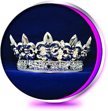 The Small Black Royal Highness - Rhinestone King Tiara - Pageant, Wedding, Prom, Homecoming, or Bridesmaid Crown