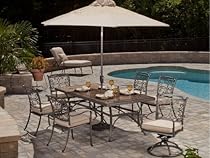 Hot Sale 7pc Tradition Cast Aluminum Outdoor Patio Dining Table Set Furniture