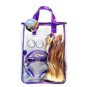 Hannah Montana Tote Bag with Wig and Assorted Accessories