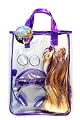 Hannah Montana Tote Bag with Wig and Assorted Accessories, Purple