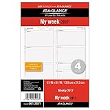 UPC 089138059272 product image for Day Runner Weekly Compact Desk Calendar Planner Refill 2017, 5-1/2 x 8-1/2