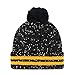 '47 NFL Pittsburgh Steelers Women's Amelia Cuff Knit Beanie with Pom, Black, One Size