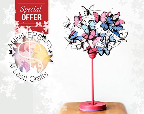 Table lamp with butterflies "Fairies &amp; Unicorns"