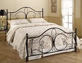 Queen Milwaukee Metal Bed by Hillsdale - Antique Brown (1014-500R)
