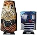 ICUP Star Wars Droids Bottle and Can (2 Pack), Clear