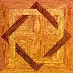 SELF ADHESIVE WOOD TILES INTERLOCKING SQUARES