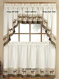Wildlife - 36'' tier (pr) Kitchen Curtain