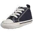 Converse Baby Boy or Baby Girl First Star Crib Shoes Navy 3 Infant