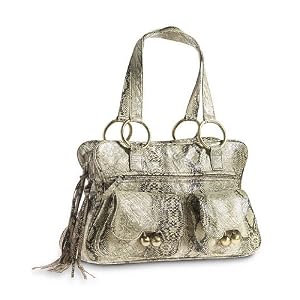 Spiegel Faux-Snakeskin Bag
