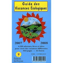 Guide des vacances �cologiques (�dition 2007-2008)